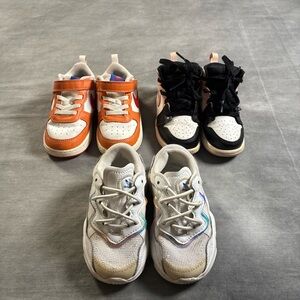 Lot of Toddler Athletic Sneakers